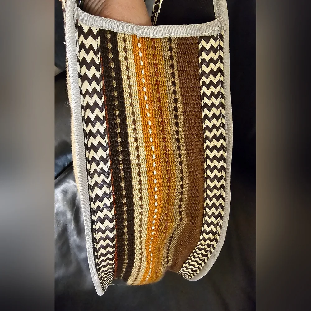 Columbian Handmade Artisan Bohemian Woven Purse NWOT - Picture 4 of 8